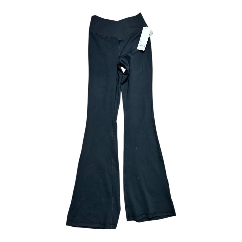 NWT Yogalicious Lux Bella Double Cris Cross Flare Black Small - Picture 2 of 7